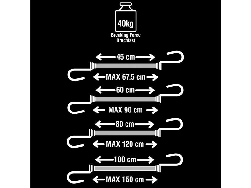 Master Lock Twin Wire™ Bungee Organiser 10 Piece MLK3043E