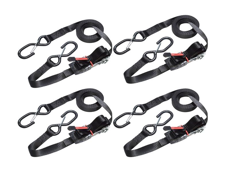 Master Lock Ratchet Tie-Down S-Hooks 4.25m 4 Piece MLK3056E