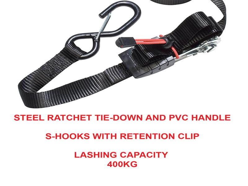 Master Lock Ratchet Tie-Down S-Hooks 4.25m 4 Piece MLK3056E