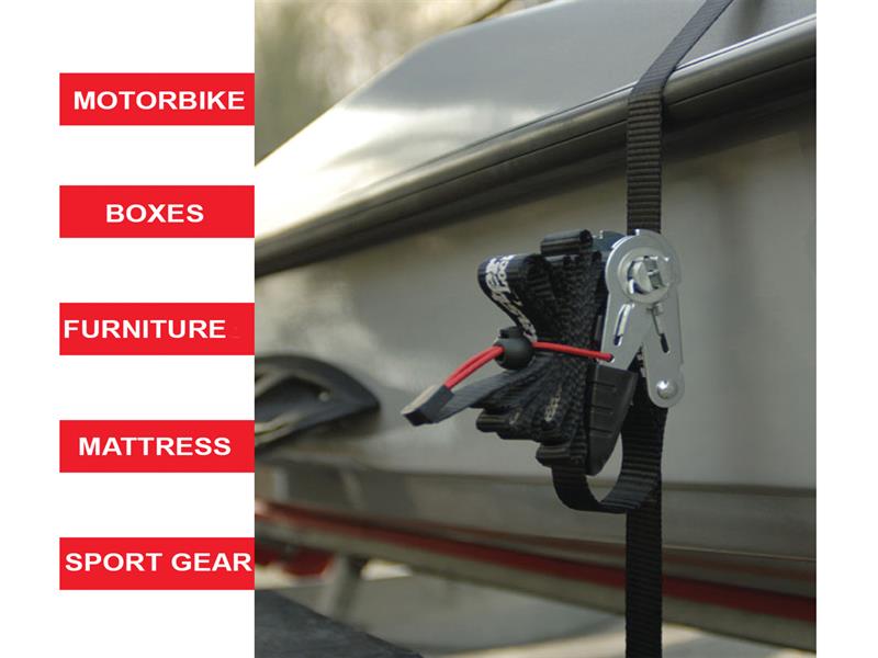 Master Lock Ratchet Tie-Down S-Hooks 4.25m 2 Piece MLK3066E