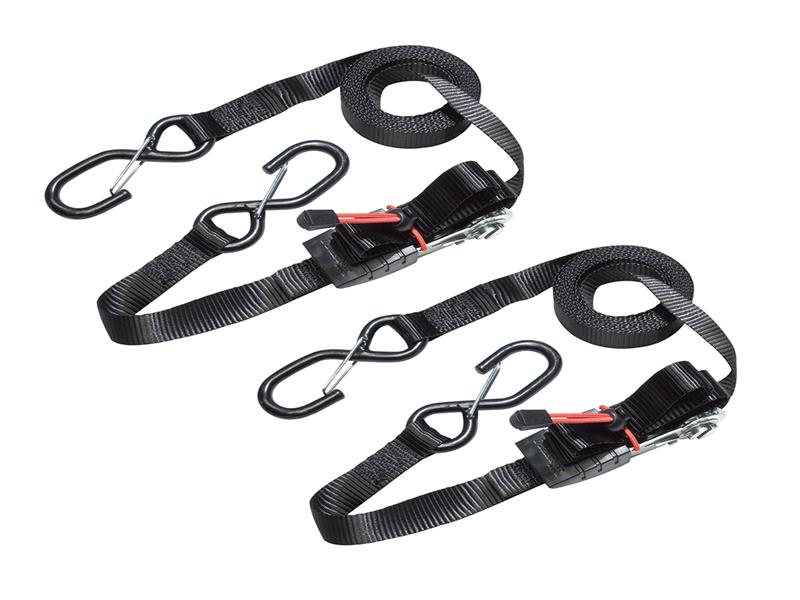 Master Lock Ratchet Tie-Down S-Hooks 4.25m 2 Piece MLK3066E