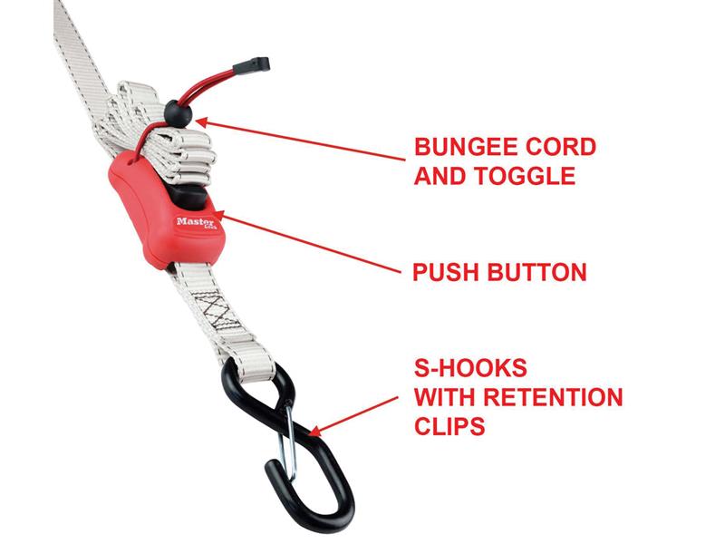 Master Lock Pre-Assembled Spring Clamp Tie-Down MLK3313E