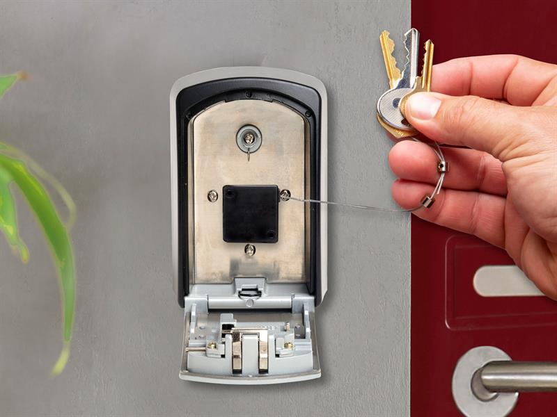 Master Lock 5401E Medium Select Access® Key Lock Box + Tether - Grey MLK5401THR