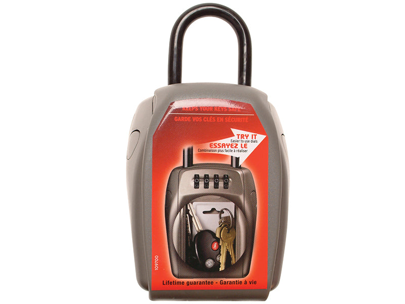 Master Lock 5414E Portable Shackled Combination Reinforced Security Key Lock Box MLK5414E