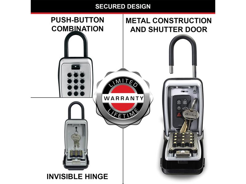 Master Lock 5423E Push Button Select Access® Key Safe MLK5423E