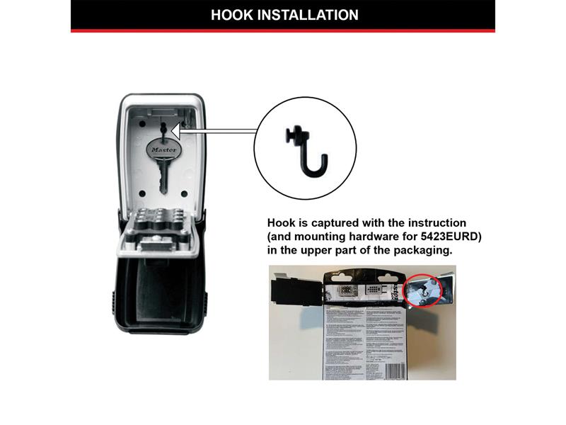 Master Lock 5423E Push Button Select Access® Key Safe MLK5423E