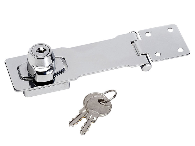 Master Lock Chrome Plated Steel Locking Hasp 118mm MLK725