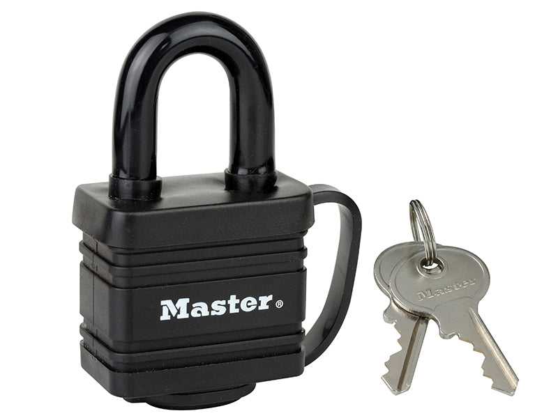 Master Lock Weather Tough® Black Finish 40mm Padlock MLK7804
