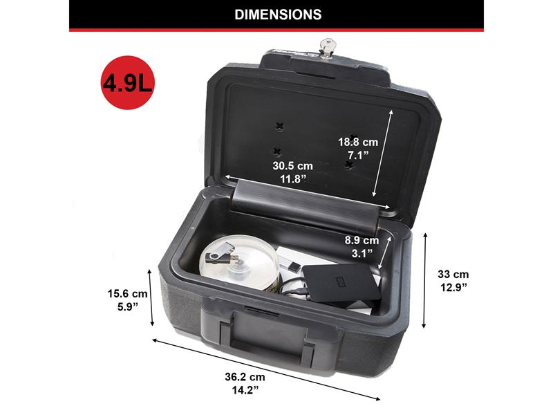 Master Lock Small Key Locking Fire & Water Chest MLKH0100