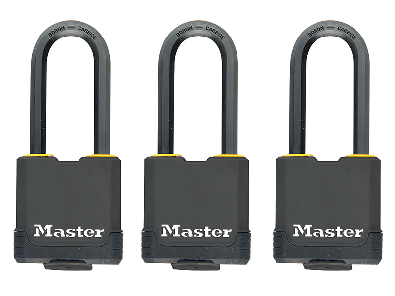 Master Lock Excell™ Weather Tough 45mm Padlock 4-Pin- Keyed Alike x 3 MLKM115TRILF