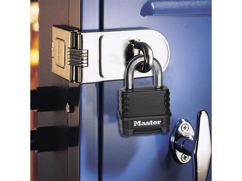 Master Lock Excell™ 4-Digit Black Finish Combination 50mm Padlock MLKM178