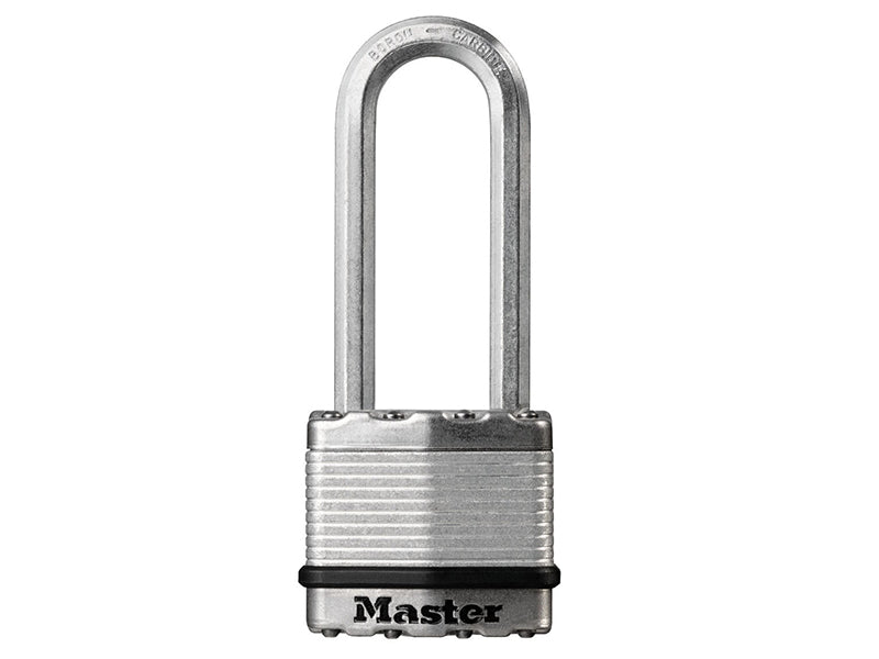 Master Lock Excell™ Laminated Steel 45mm Padlock - 64mm Shackle MLKM1LJ