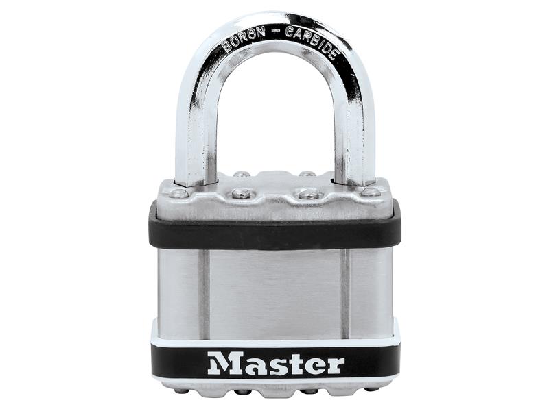 Master Lock Excell™ Laminated Stainless Steel 51mm Padlock MLKM5ESTSCC