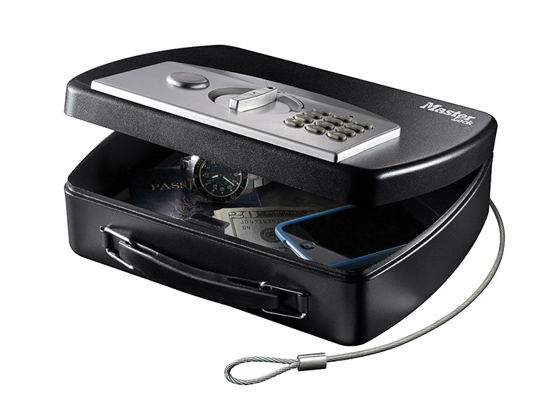 Master Lock Portable Digital Safe with Cable MLKP008EML