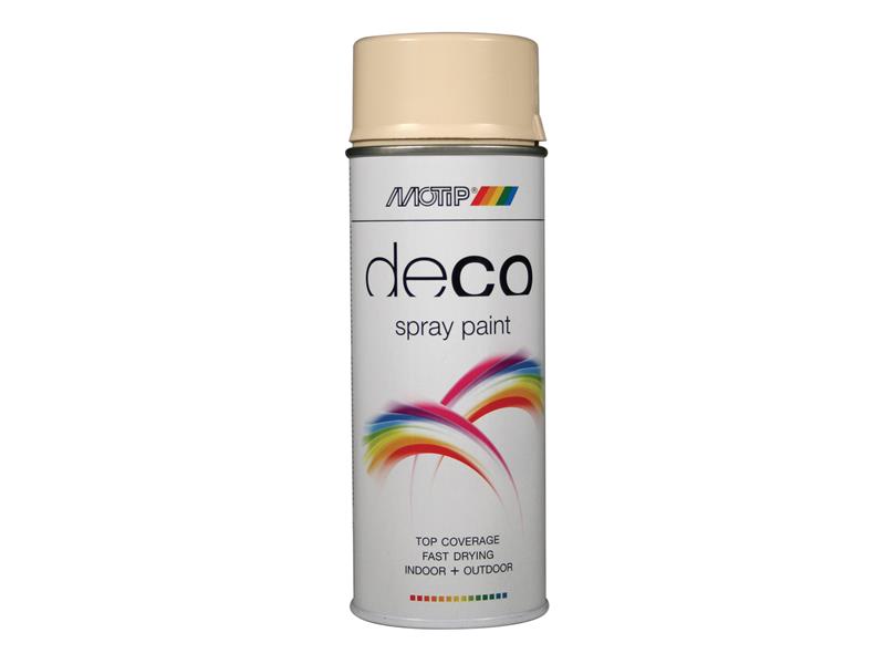 MOTIP® Deco Spray Paint High Gloss RAL 1015 Light Ivory 400ml MOT01610