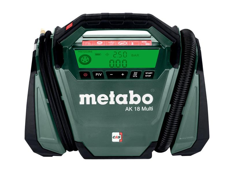 Metabo MULTI Inflator 18V Bare Unit tyres balls air mattresses etc MPTAK18MULTI
