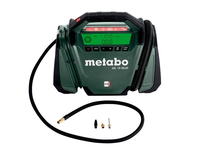 Metabo MULTI Inflator 18V Bare Unit tyres balls air mattresses etc MPTAK18MULTI