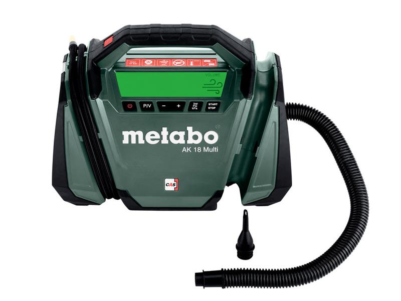 Metabo MULTI Inflator 18V Bare Unit tyres balls air mattresses etc MPTAK18MULTI