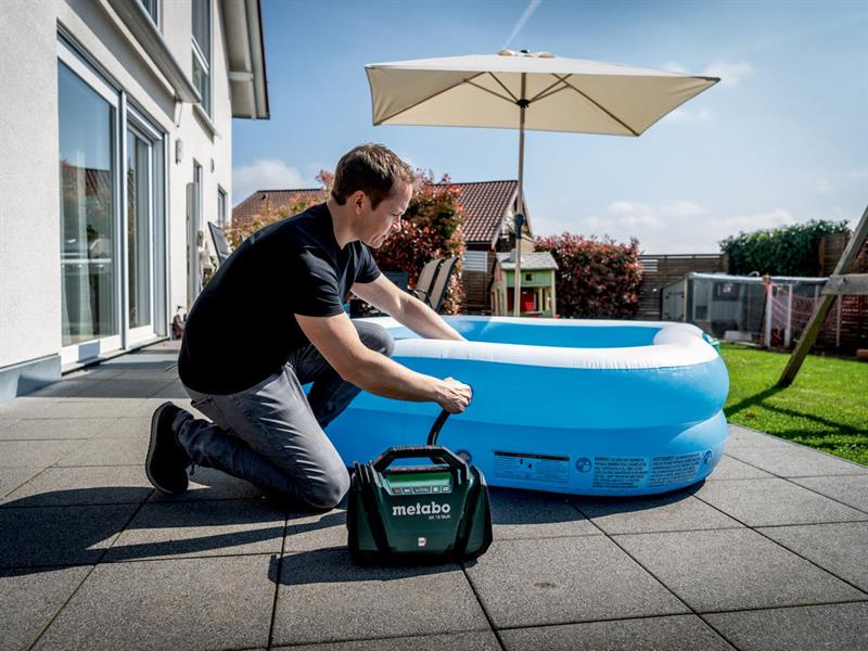 Metabo MULTI Inflator 18V Bare Unit tyres balls air mattresses etc MPTAK18MULTI