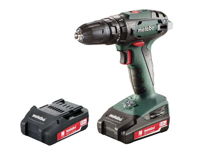 Metabo SB 18 Combi Hammer Drill 18V 2 x 2.0Ah Li-ion MPTSB18P2