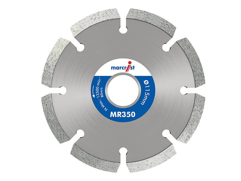 Marcrist MR350 Trade Mortar Raking Diamond Blade 115 x 22.2mm MRCMR350115