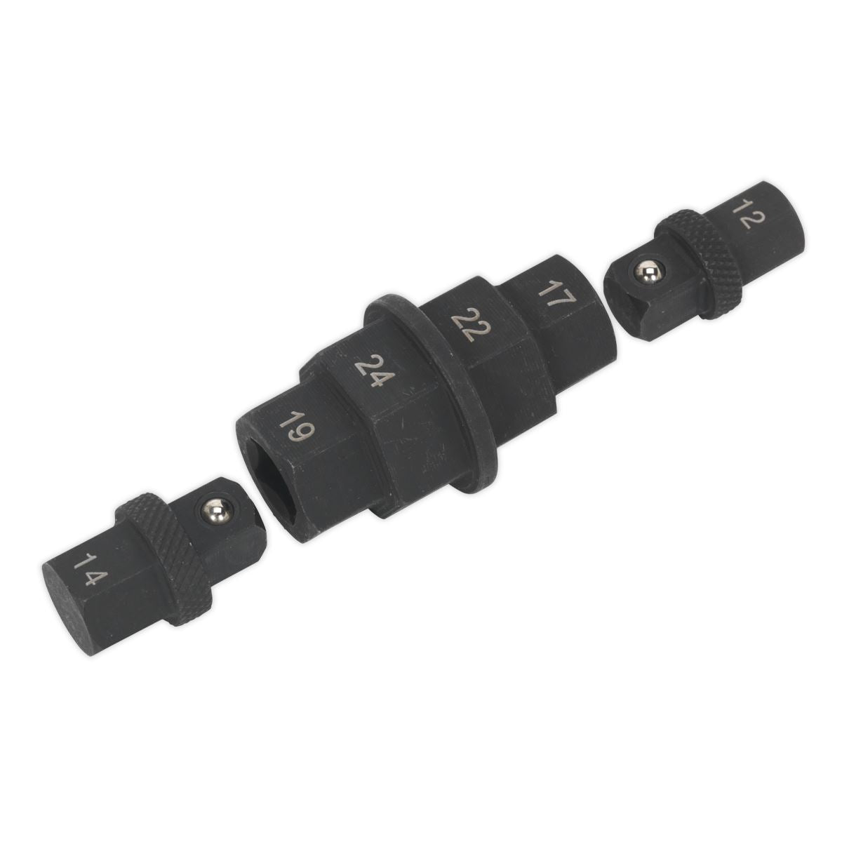 Sealey Motorcycle Spindle Tool Set 3pc MS008