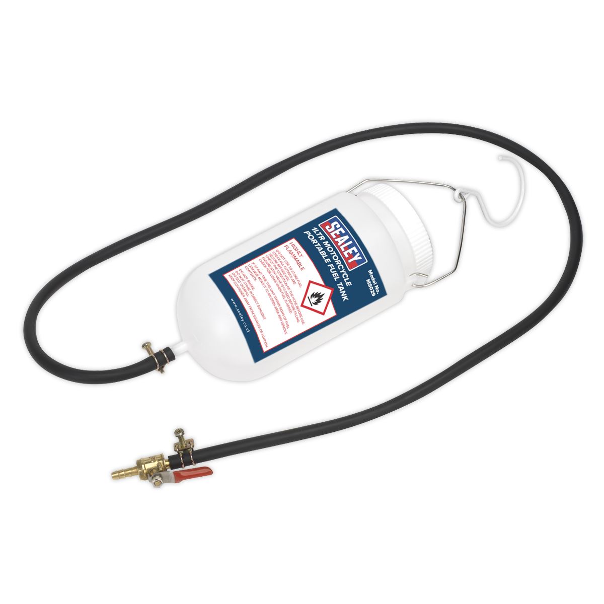 Sealey Motorcycle Portable Fuel Tank 1L MS029