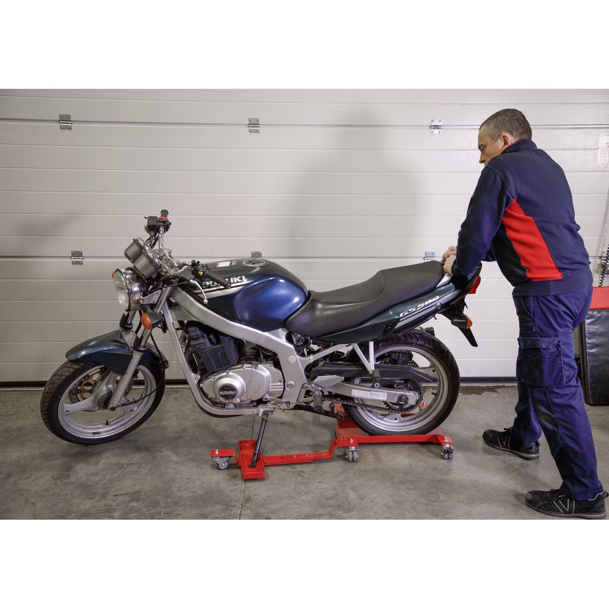 Sealey Motorcycle Dolly Rear Wheel - Side Stand Type MS0630