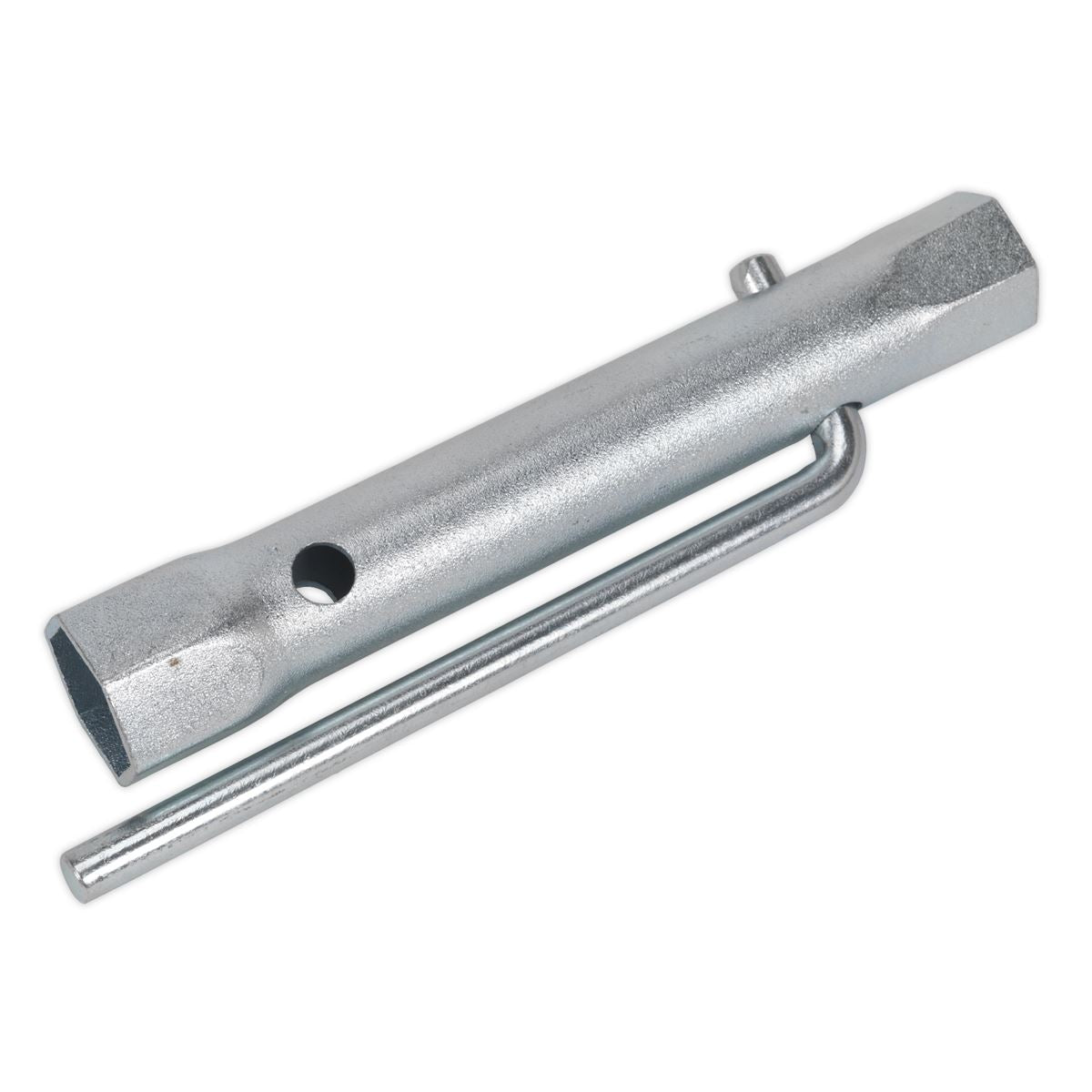 Sealey Double End Long Reach Spark Plug Box Spanner 17/21mm with L-Bar MS158