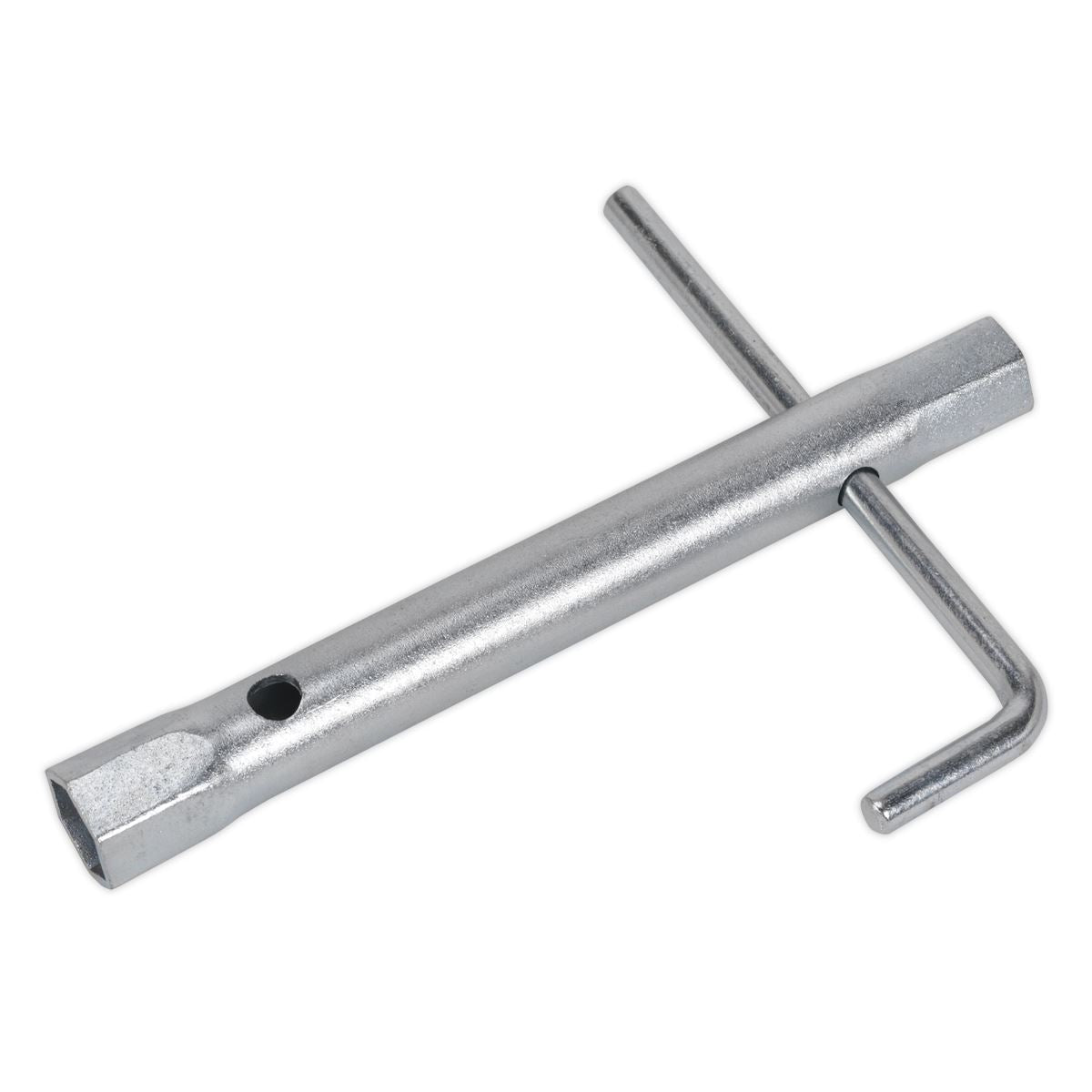 Sealey Double End Long Reach Spark Plug Box Spanner 14/16mm with L-Bar MS160