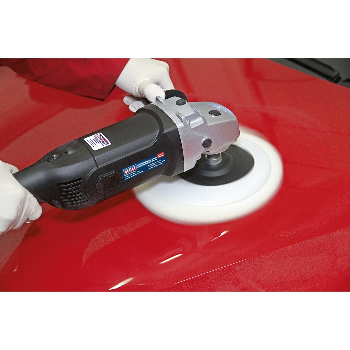 Sealey Sander/Polisher �170mm Variable Speed 1300W/230V MS900PS