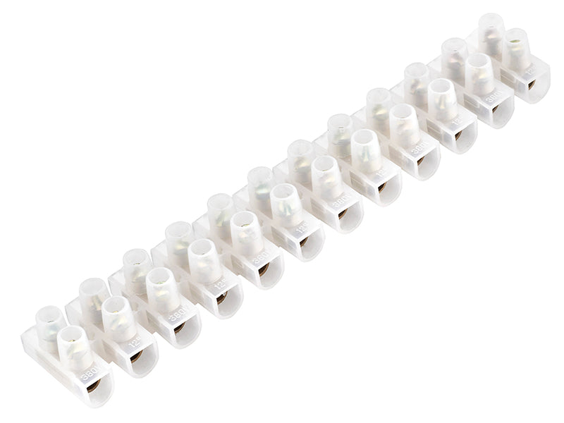 Masterplug Connector Strips 15A 12W (Pack 10) MSTTS1512