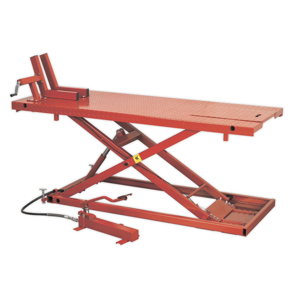 Sealey Mini Tractor/Quad/Motorcycle Lift 680kg Capacity Air/Hydraulic MT680