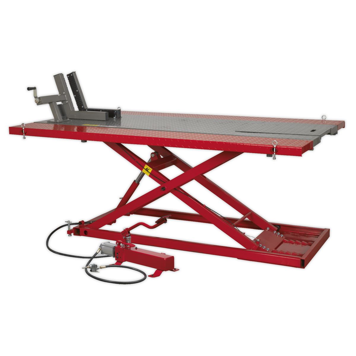 Sealey Mini Tractor/Quad/Motorcycle Lift 680kg Capacity Air/Hydraulic MT680