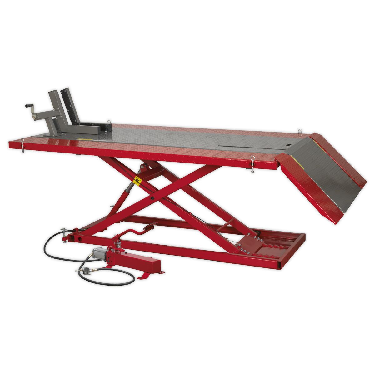 Sealey Mini Tractor/Quad/Motorcycle Lift 680kg Capacity Air/Hydraulic MT680