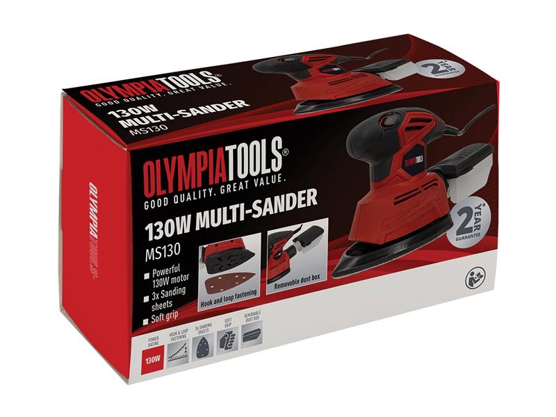 Olympia Power Tools Multi-Sander 130W 240V OLPMS130