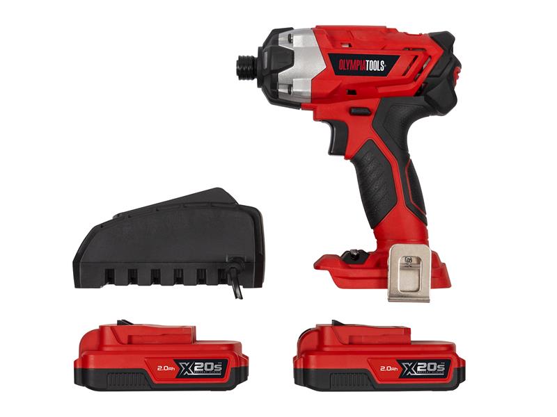 Olympia Power Tools X20S™ Impact Driver 20V 2 x 2.0Ah Li-ion OLPX20SID2