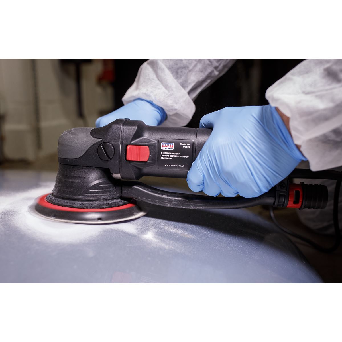 Sealey Random Orbital Electric Sander �150mm 600W OS600