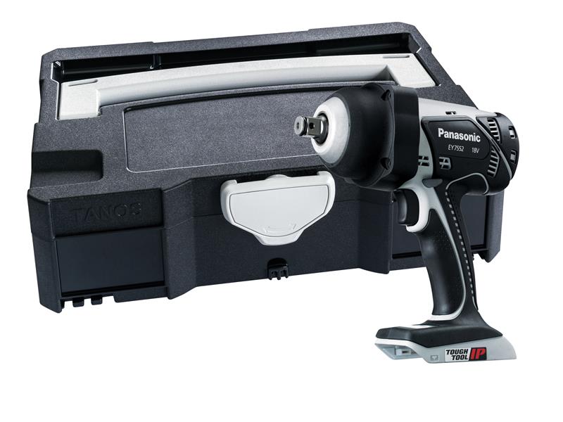 Panasonic EY7552XT 1/2in Heavy-Duty Impact Wrench & Systainer Case 18V Bare Unit PAN7552XT32