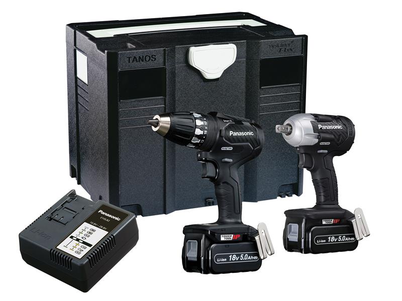 Panasonic EYC232LJ Twin Pack 18V 2 x 5.0Ah Li-ion PANC232LJ