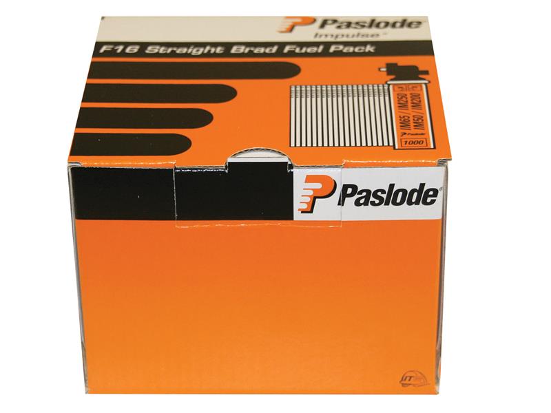 Paslode 38mm IM65a Galvanised Angled Brads Box of 2000 + 2 Fuel Cells PAS300271