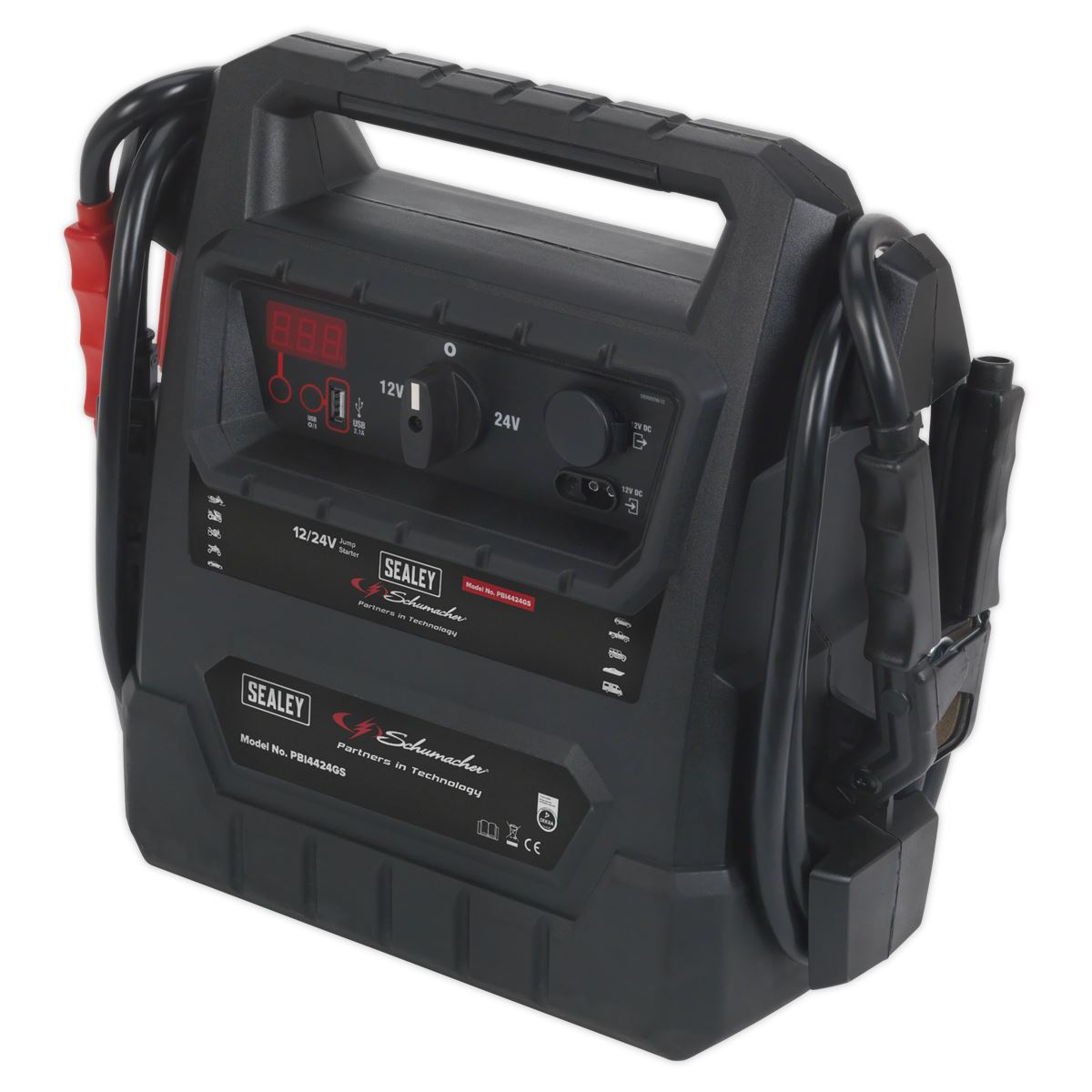 Sealey Schumacher® RoadStart® Emergency Jump Starter 12/24V 4600 Peak Amps - DEKRA Approved PBI4424GS