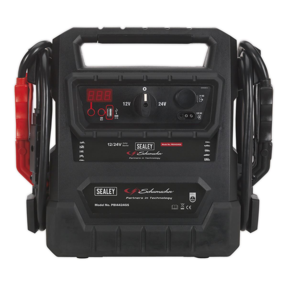 Sealey Schumacher® RoadStart® Emergency Jump Starter 12/24V 4600 Peak Amps - DEKRA Approved PBI4424GS