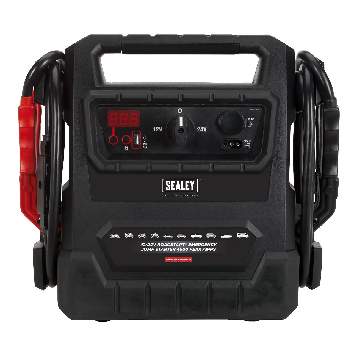 Sealey Schumacher® RoadStart® Emergency Jump Starter 12/24V 4600 Peak Amps - DEKRA Approved PBI4424GS
