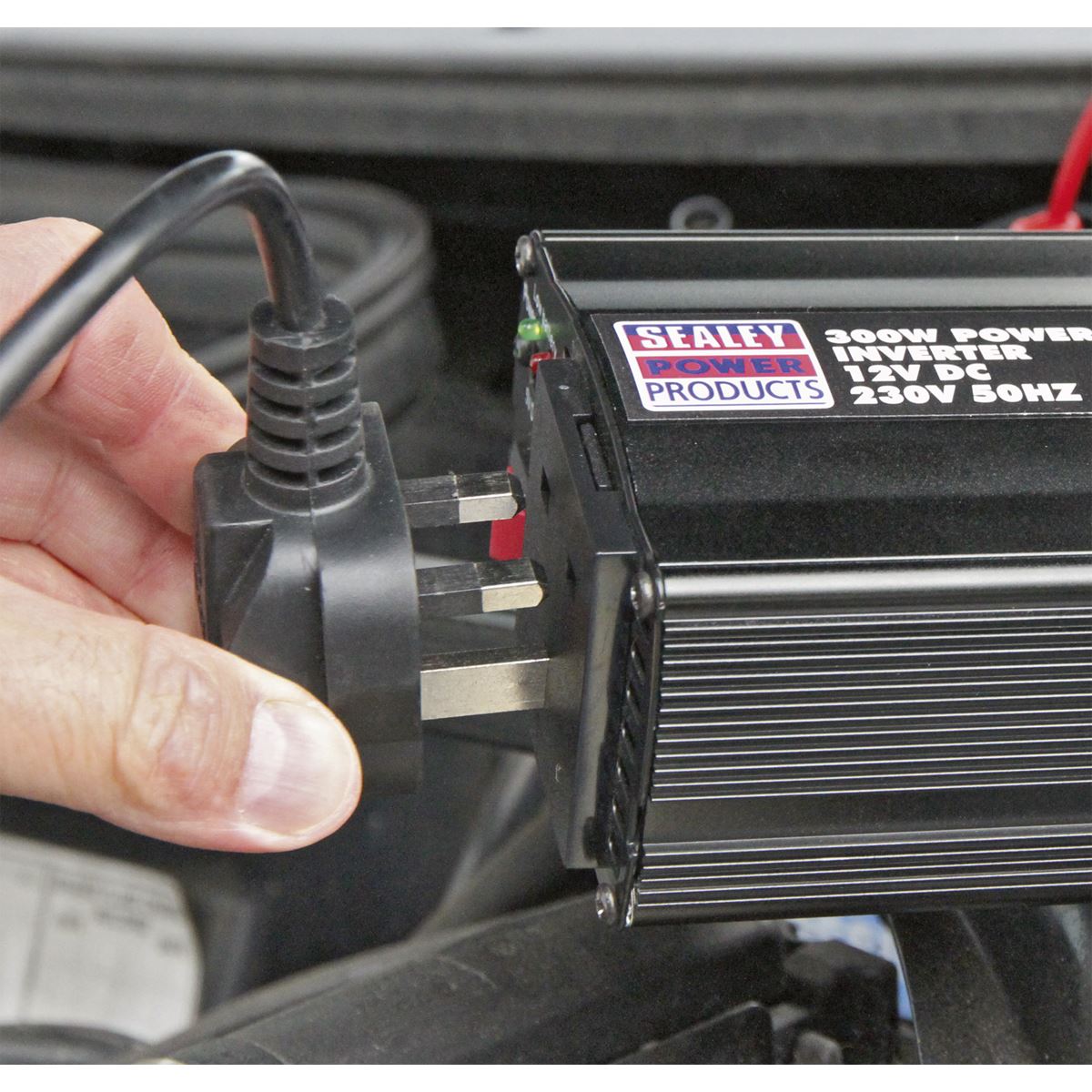 Sealey Power Inverter 300W 12V DC - 230V~50Hz PI300