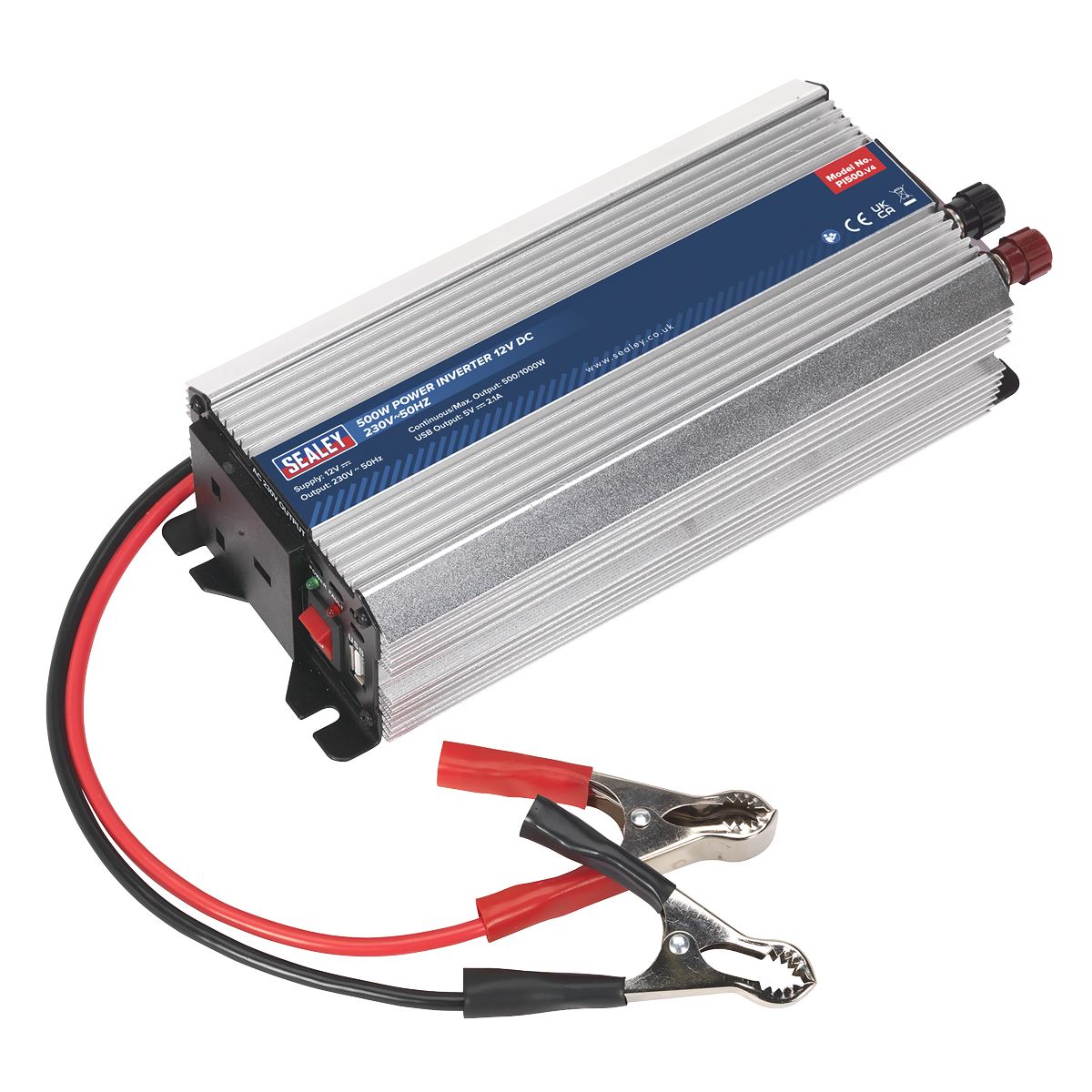 Sealey Power Inverter 500W 12V DC - 230V~50Hz PI500