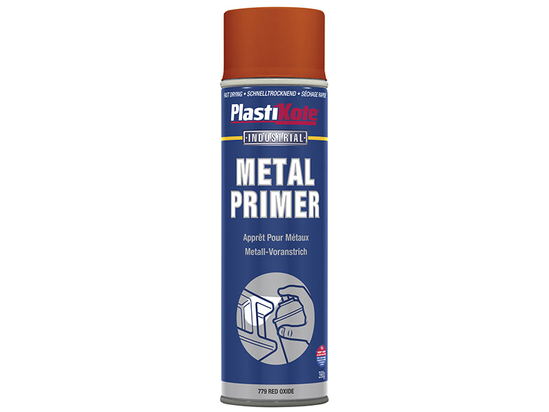 PlastiKote Metal Primer Spray Red Oxide 400ml PKT10600