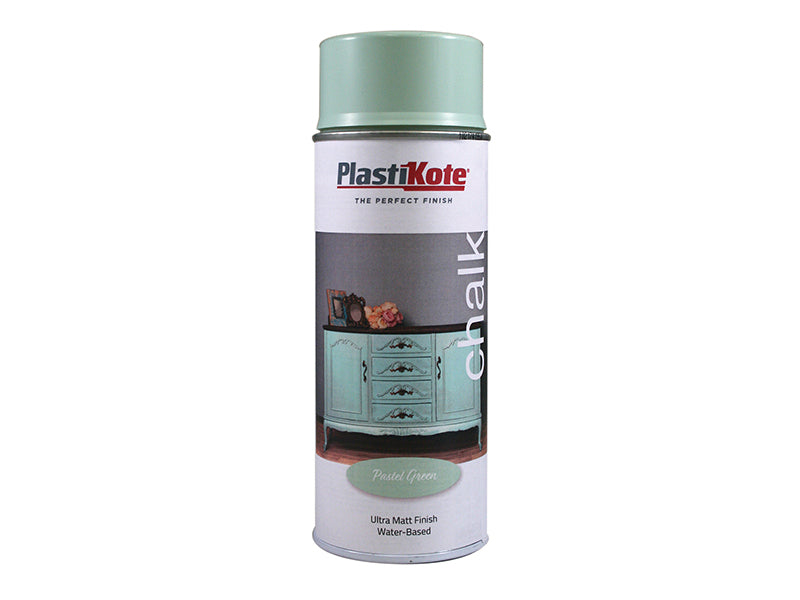 PlastiKote Chalk Finish Spray Pastel Green 400ml PKT27104
