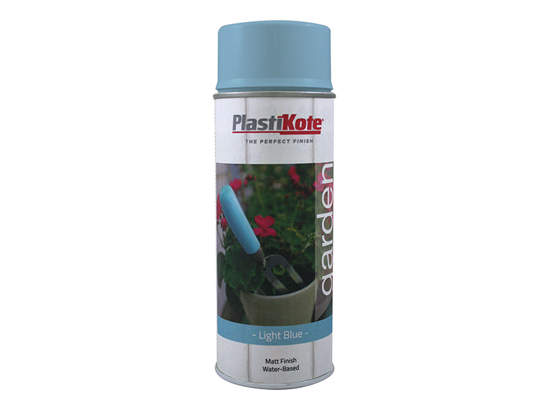 PlastiKote Garden Colours Spray Paint Light Blue 400ml PKT27205