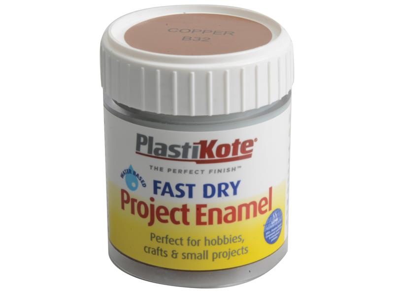 PlastiKote Fast Dry Enamel Paint B32 Bottle Copper 59ml PKTB32W